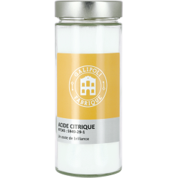 Pot en verre avec acide citrique 500g | Galipoli fabrique