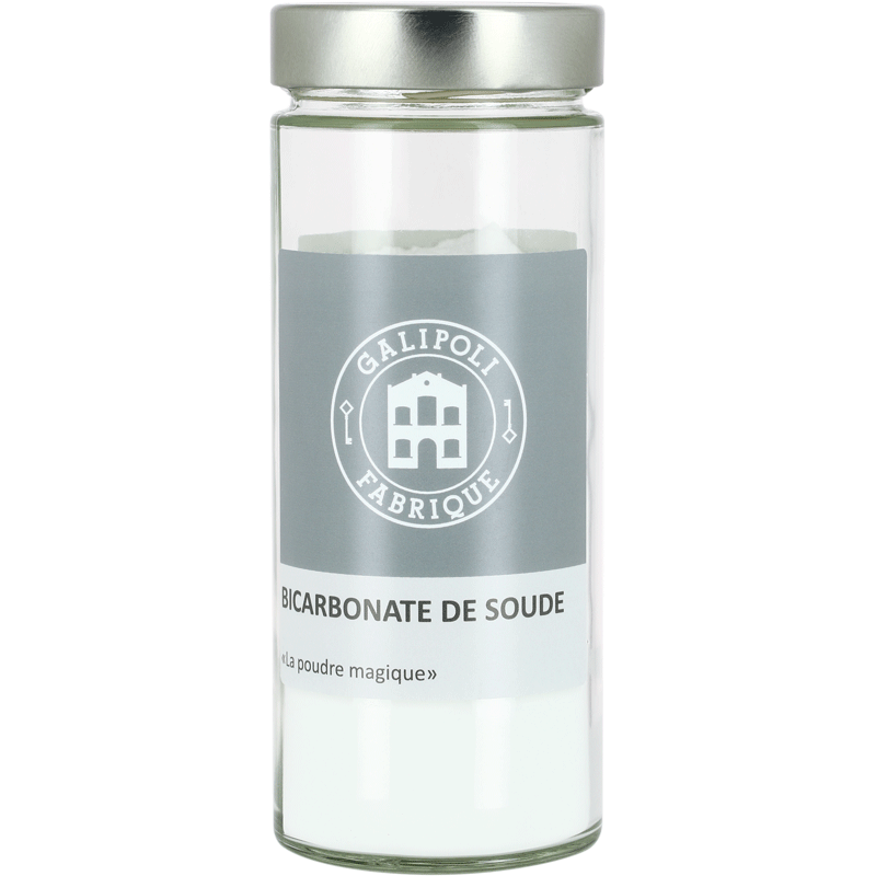 Bicarbonate de soude pot en verre 500g| Galipoli fabrique Bicarbonate de soude pot en verre 500g| Galipoli fabrique